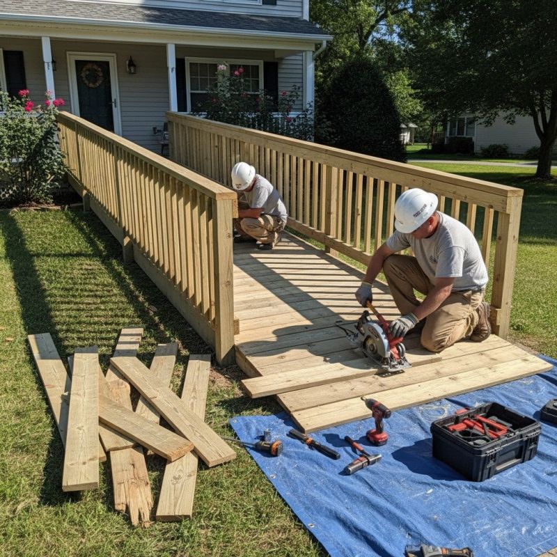 Handicap Ramp Installation